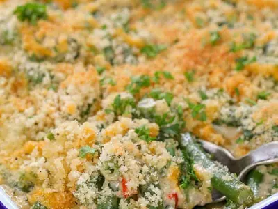 Fresh Green Bean Casserole