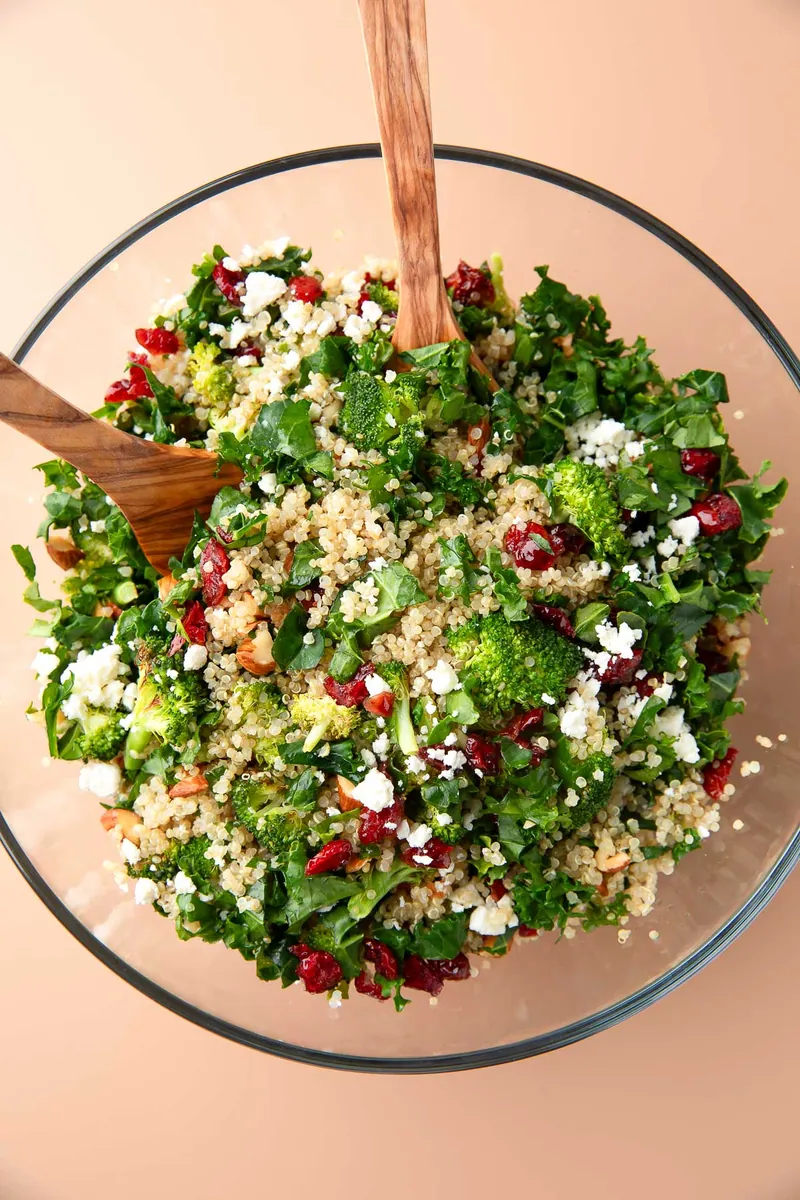 Roasted Broccoli Quinoa Salad