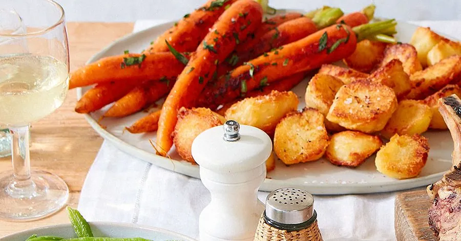 Glazed Spring Carrots