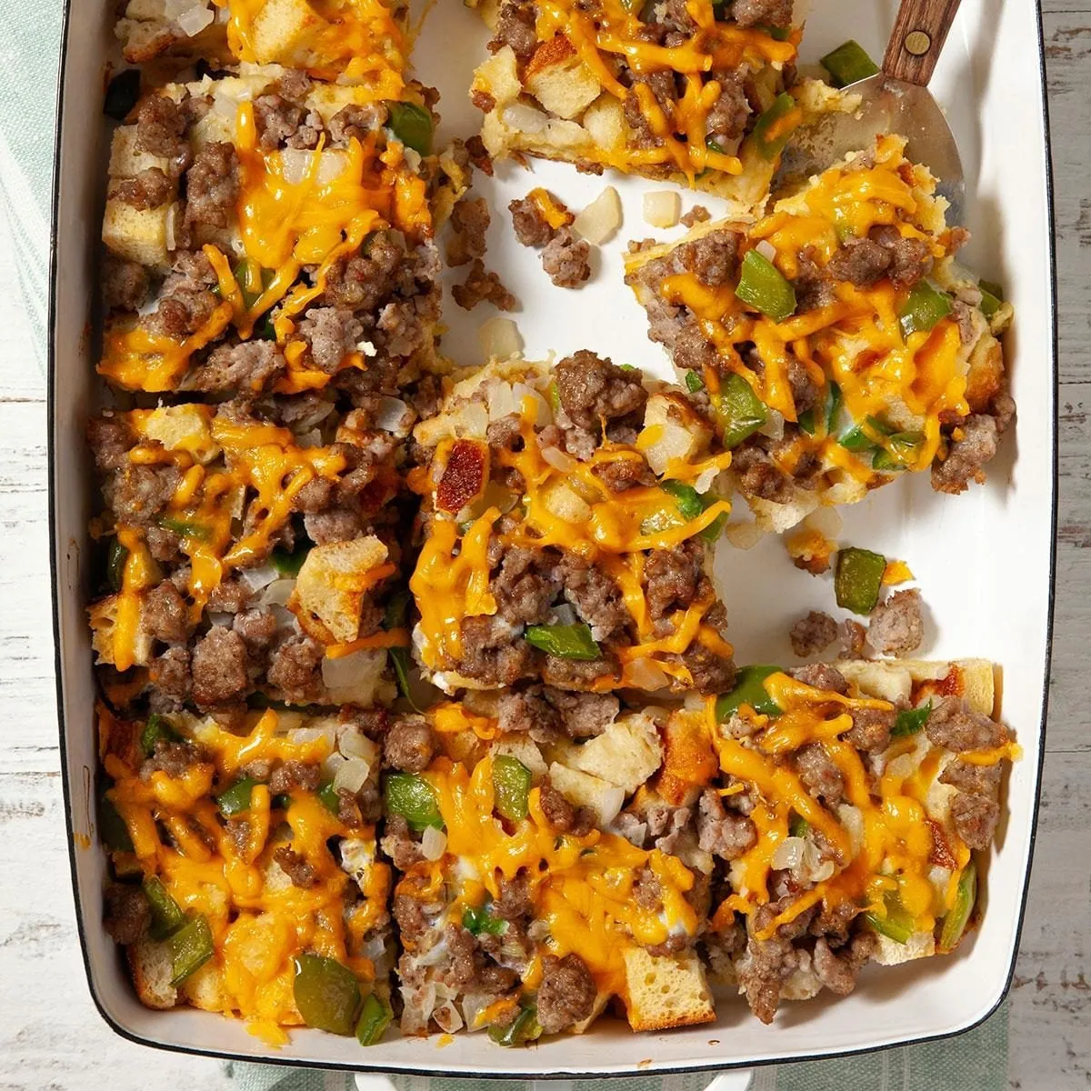 Sausage Bread Strata