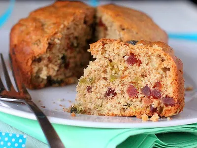 Almond Oat Papaya Cake