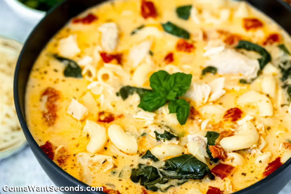 Chicken Tomato Pasta Soup