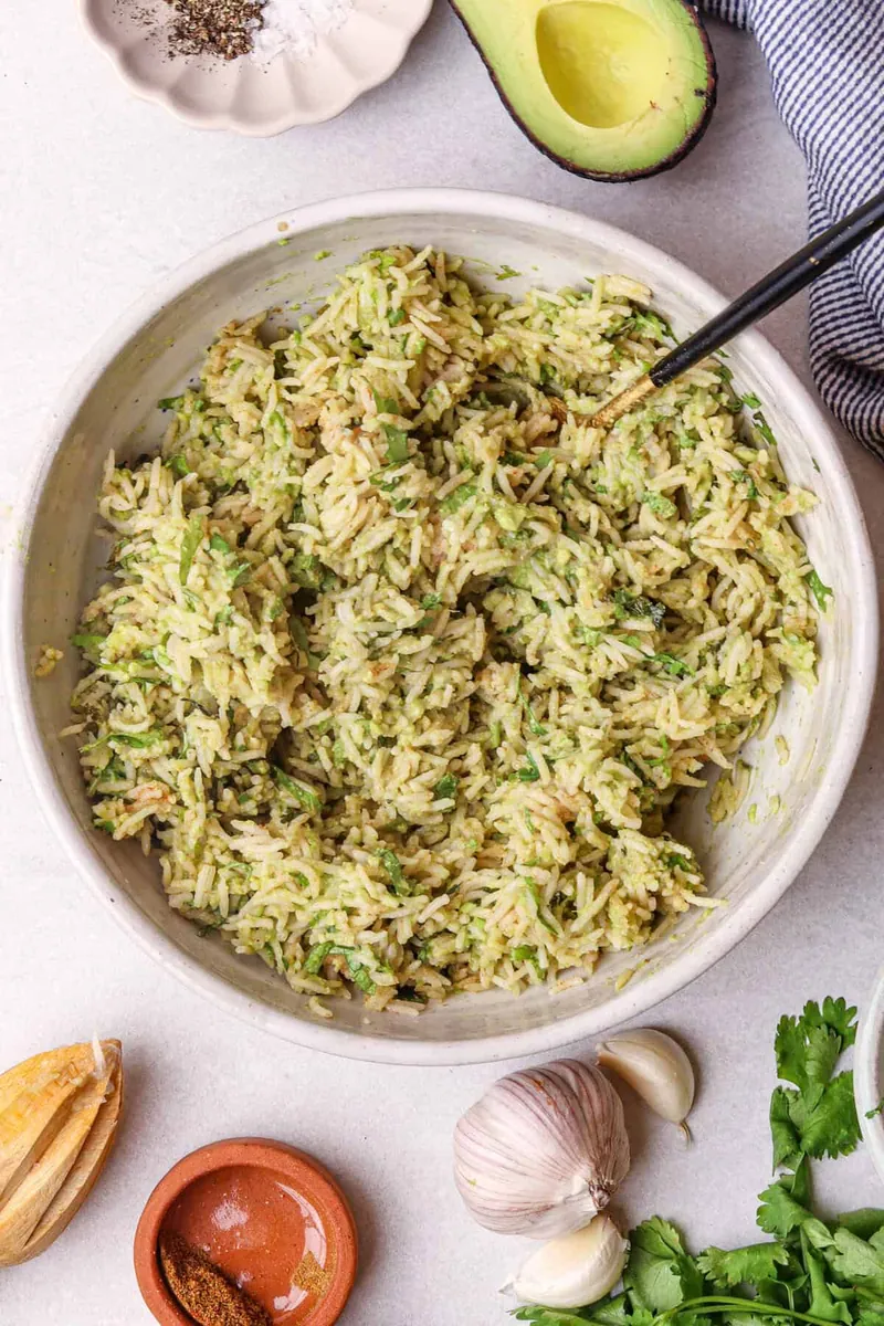 Avocado Cilantro Lime Rice
