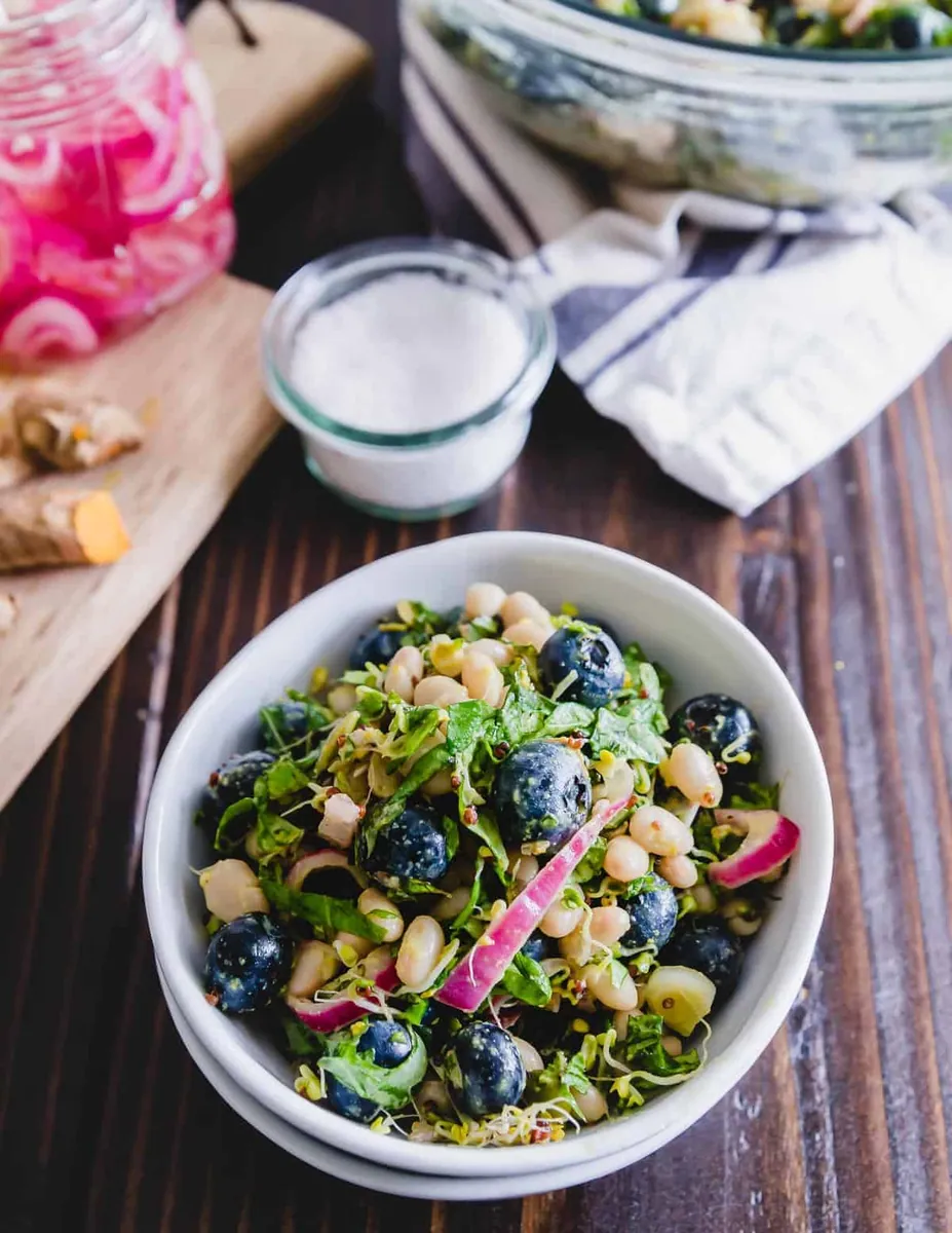 Blueberry White Bean Salad