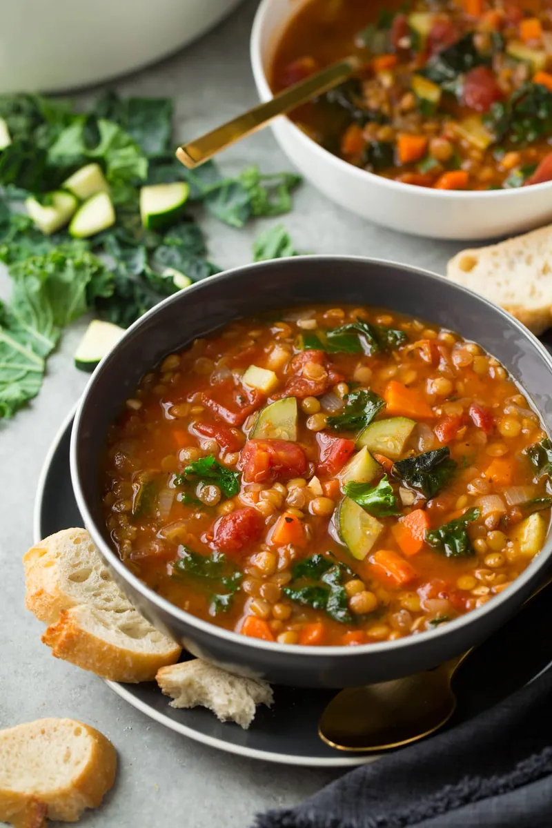 Italian Lentil Vegetable Soup