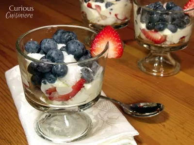 Berry Ice Cream Trifles