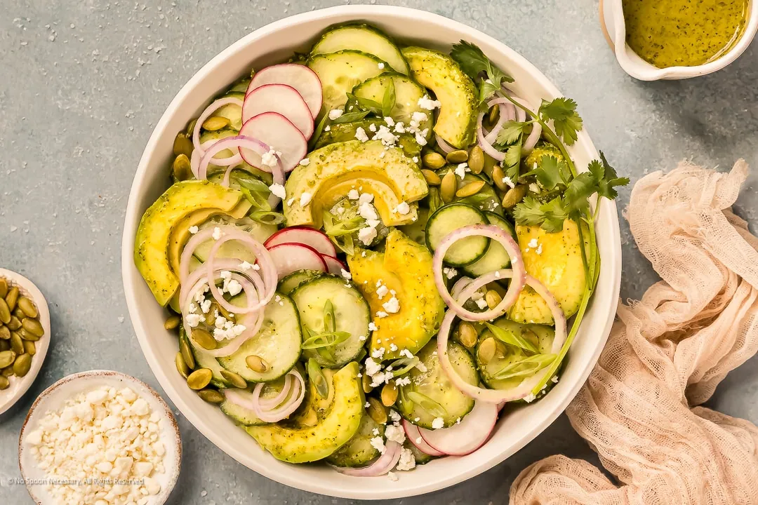 Cucumber Avocado Salad