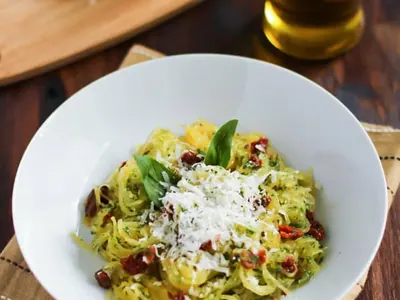 Spaghetti Squash with Tomatoes