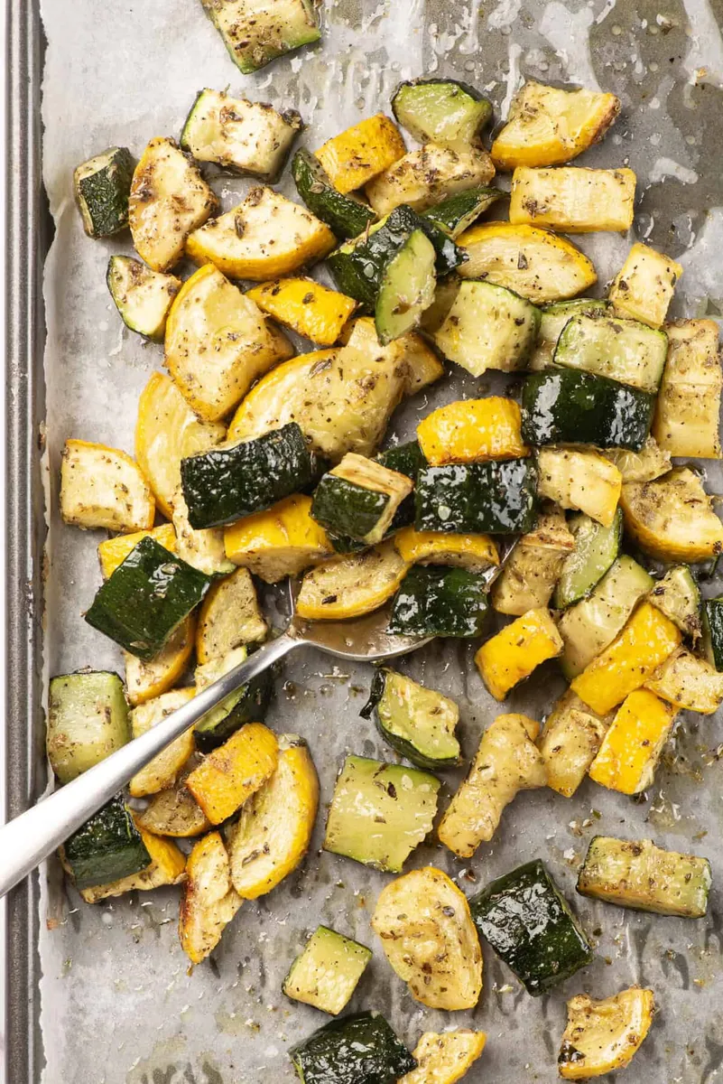Roasted Zucchini and Squash