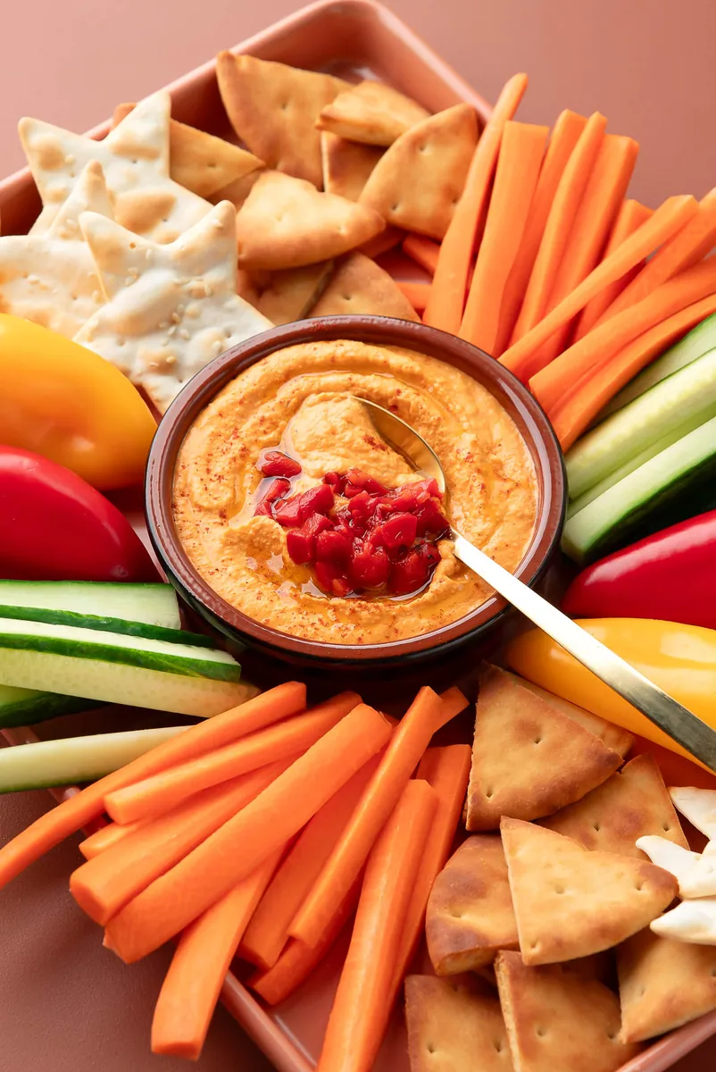 Roasted Red Pepper Hummus
