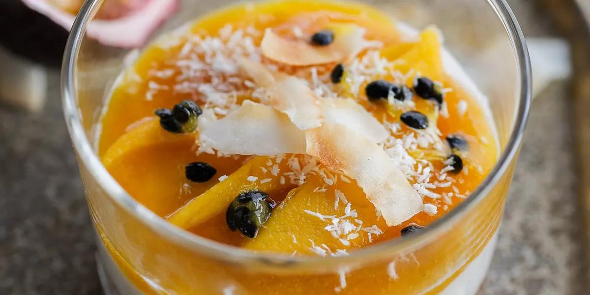 Coconut Mango Passion Trifle