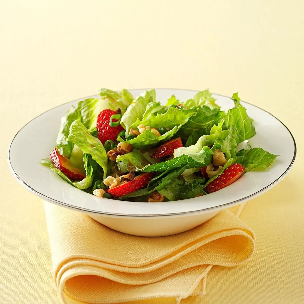 Romaine Strawberry Ramen Salad