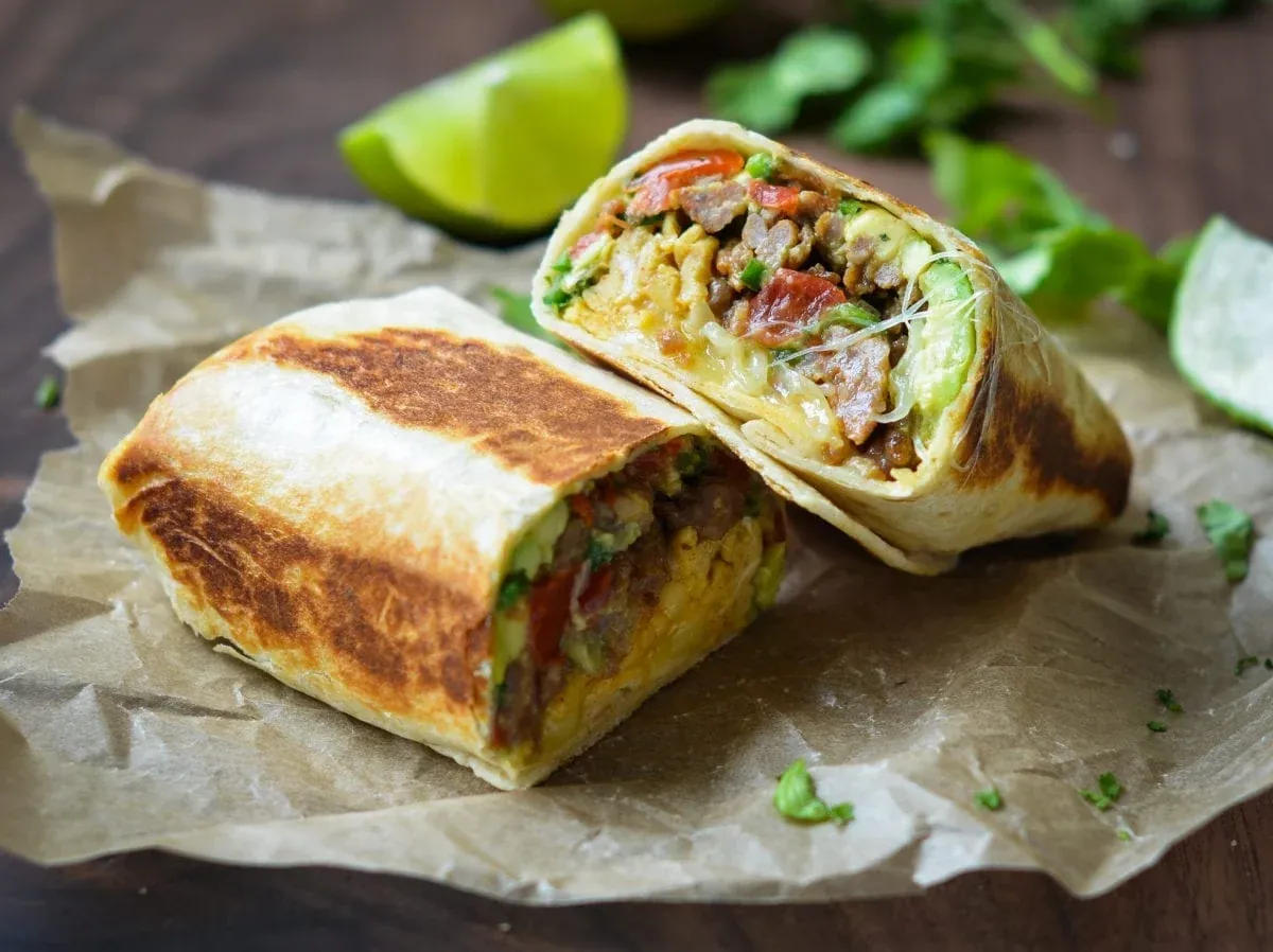 Breakfast Burritos (4 servings)