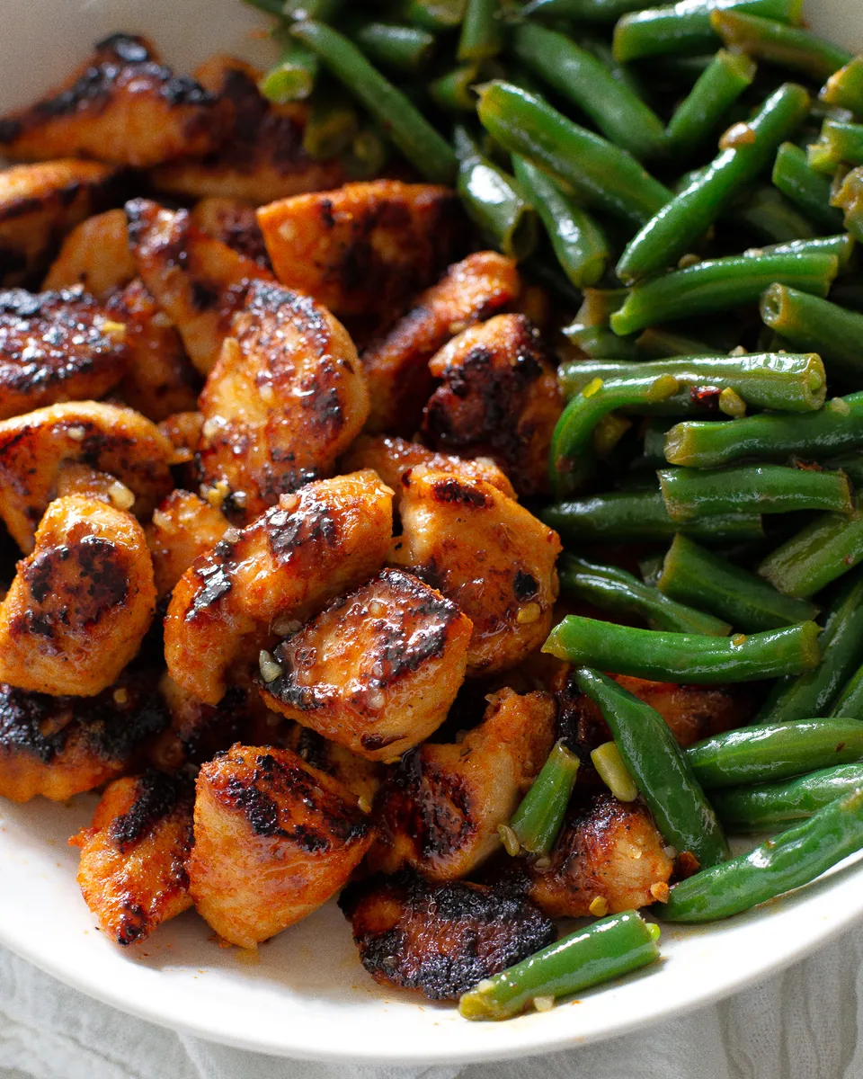 Honey Lime Chicken with green beans
