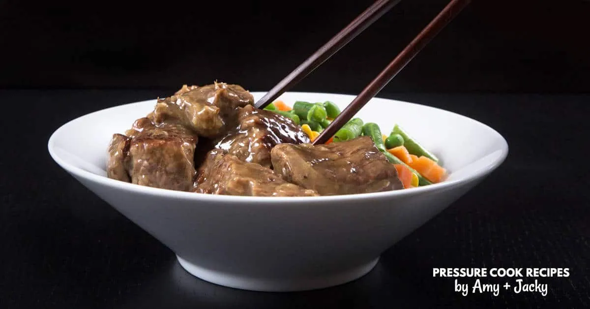 Instant Pot Garlic Beef Rice Bowl