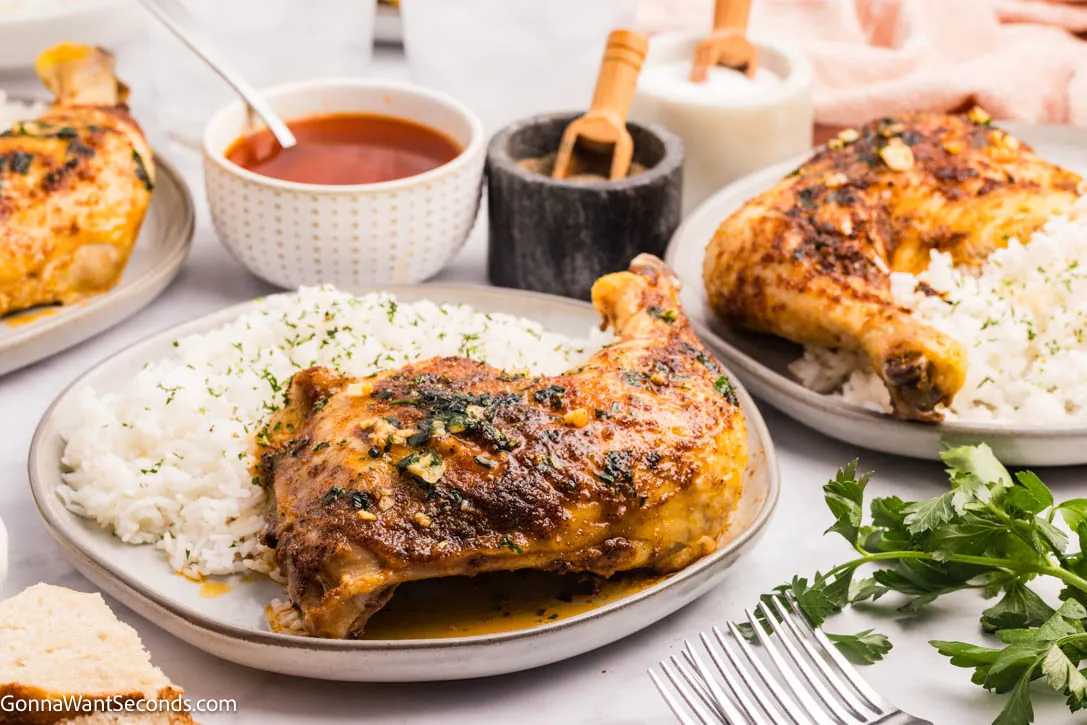 Roasted Chicken Leg Quarters