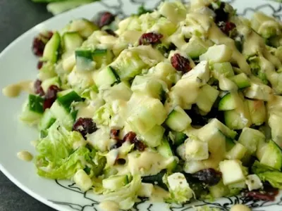 Brussels Sprout Cranberry Salad