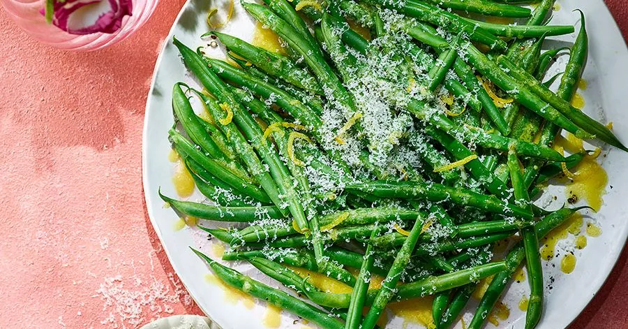 Lemon Parmesan Green Beans