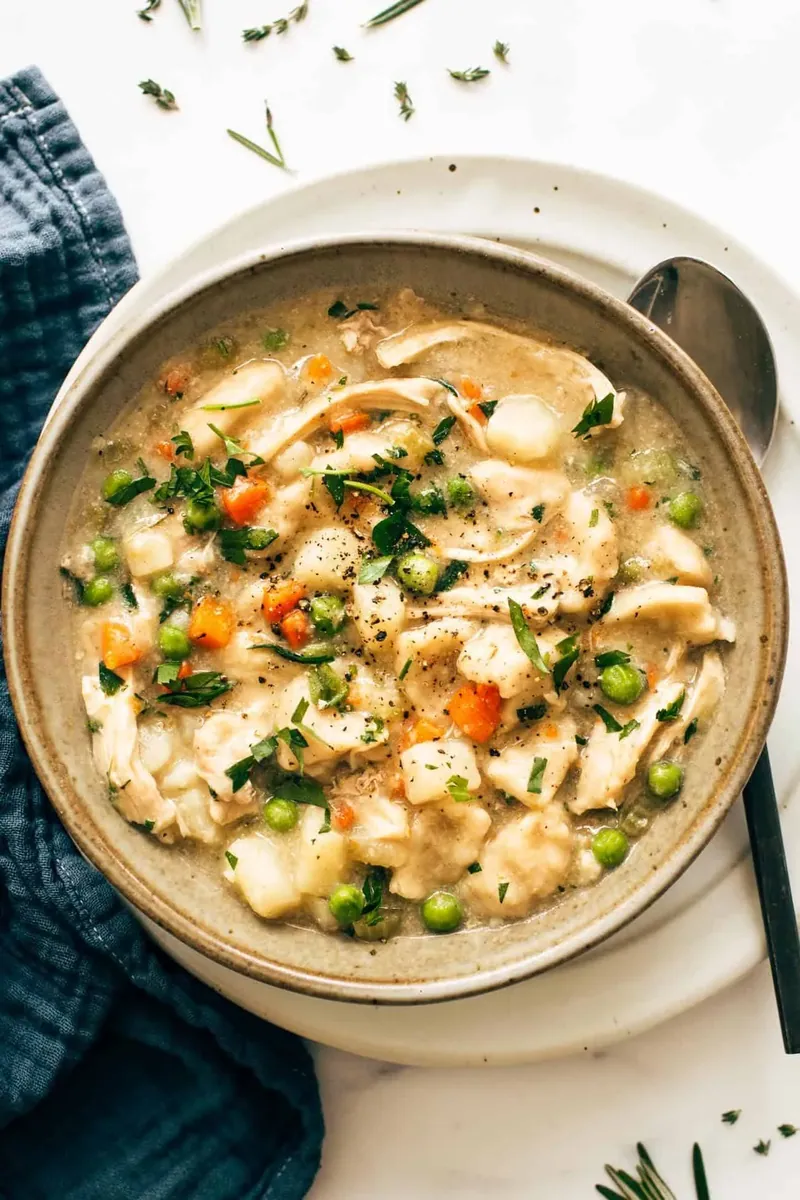 Instant Pot Chicken Dumplings