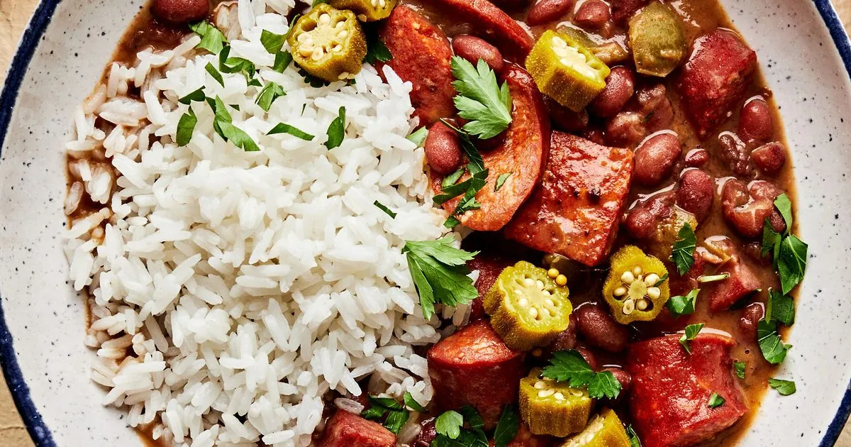 Red Beans and Rice with ham