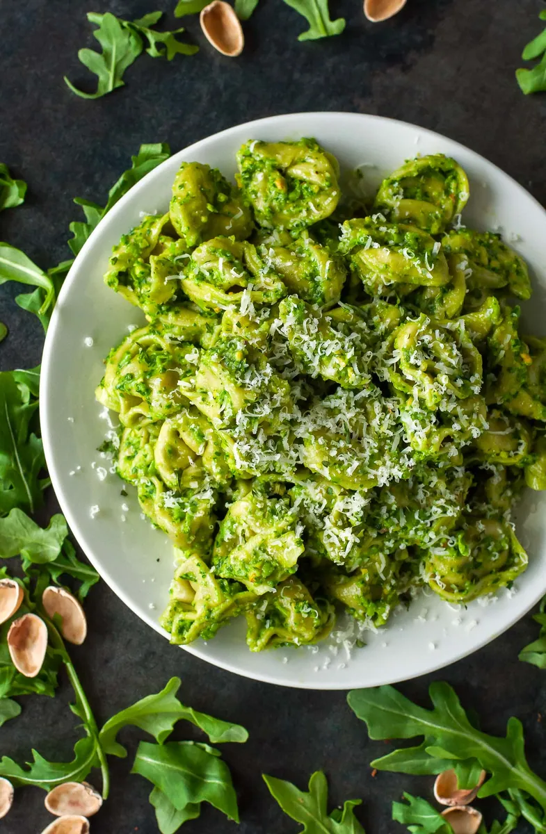Pea Pistachio Arugula Pesto