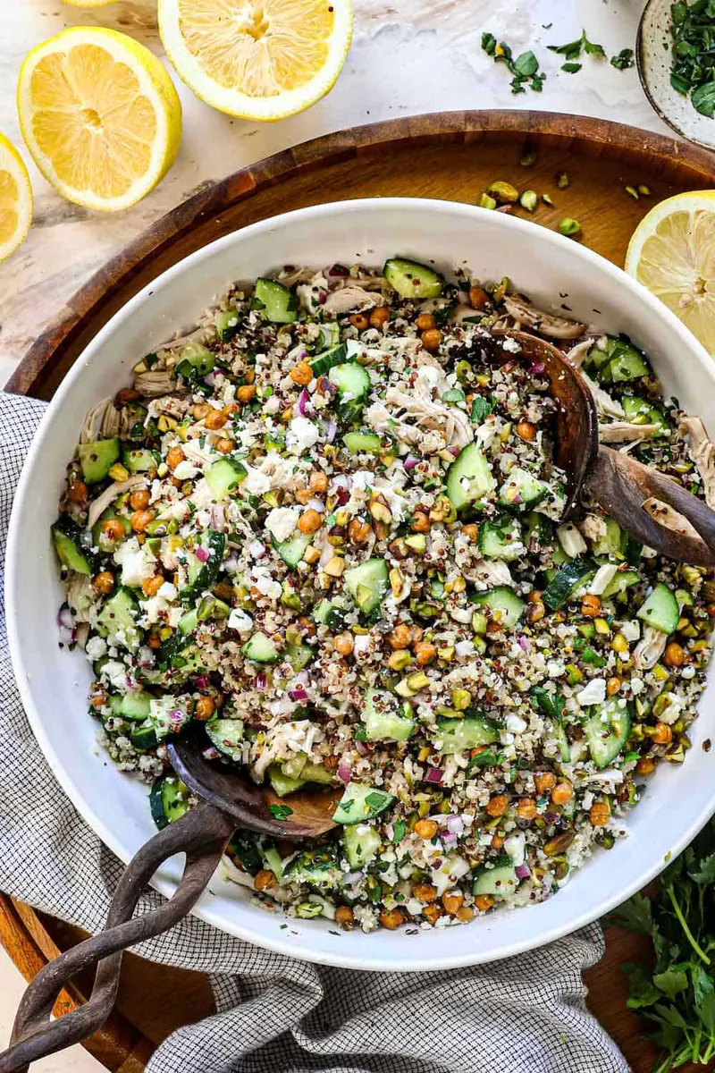 Quinoa Chickpea Salad