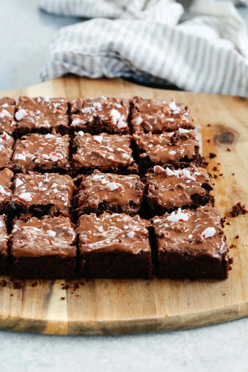 Gluten-Free Peppermint Brownies