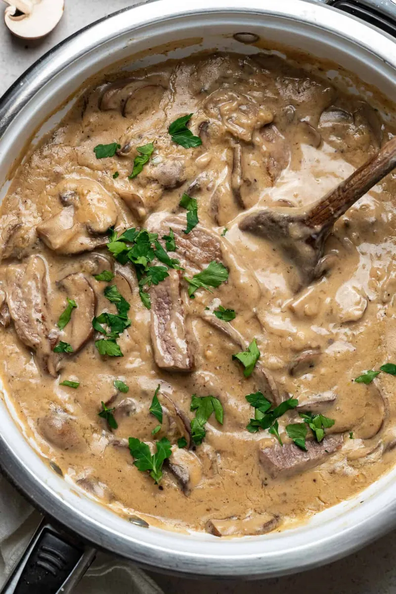 Lean Beef Stroganoff