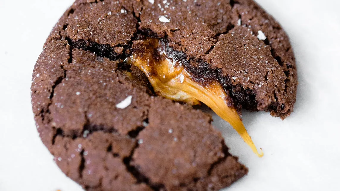 Caramel Chocolate Snickerdoodles