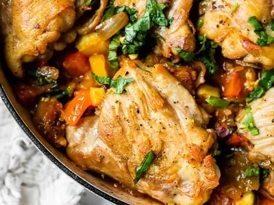 Ratatouille Baked Chicken