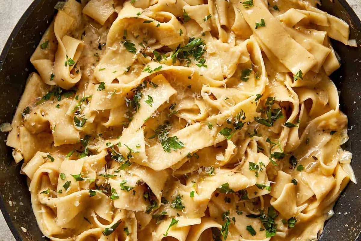 Brown Butter Fettuccine Alfredo