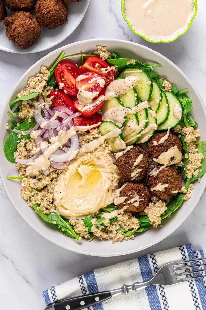Falafel Quinoa Bowls