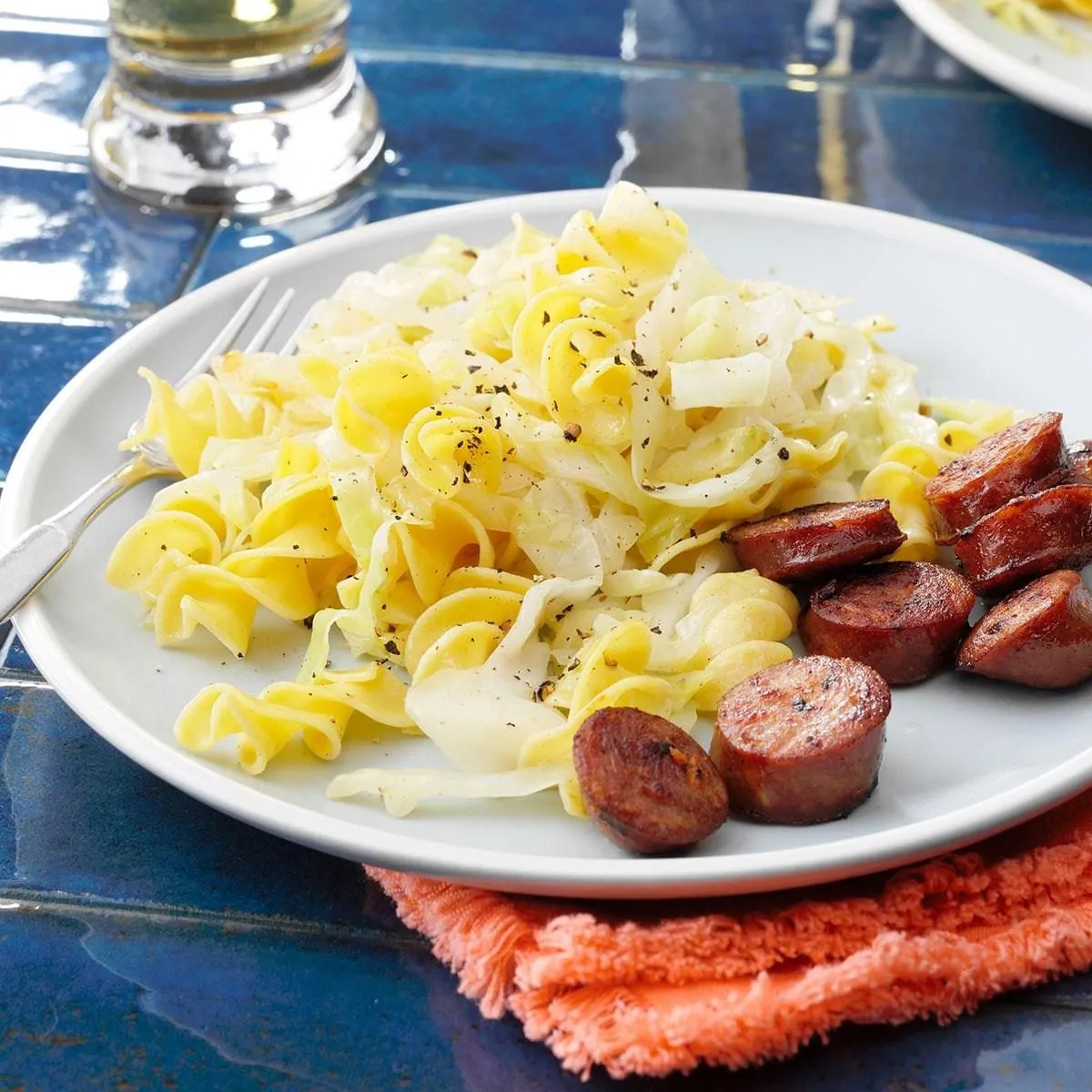 Cabbage and Egg Noodles
