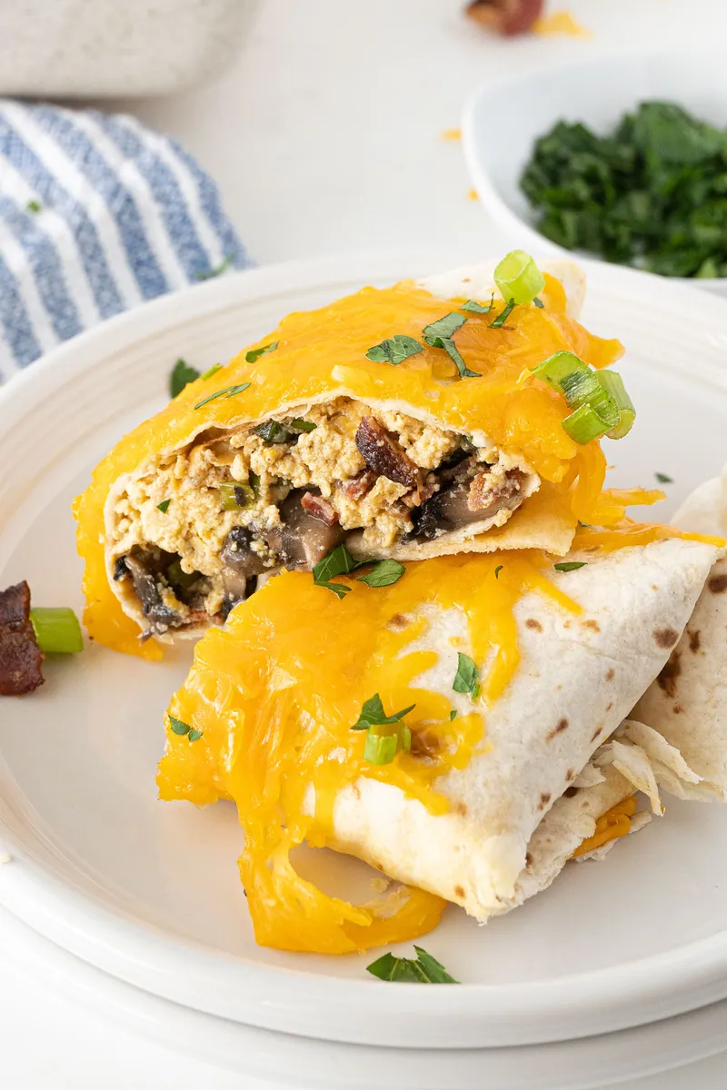 Baked Breakfast Burritos