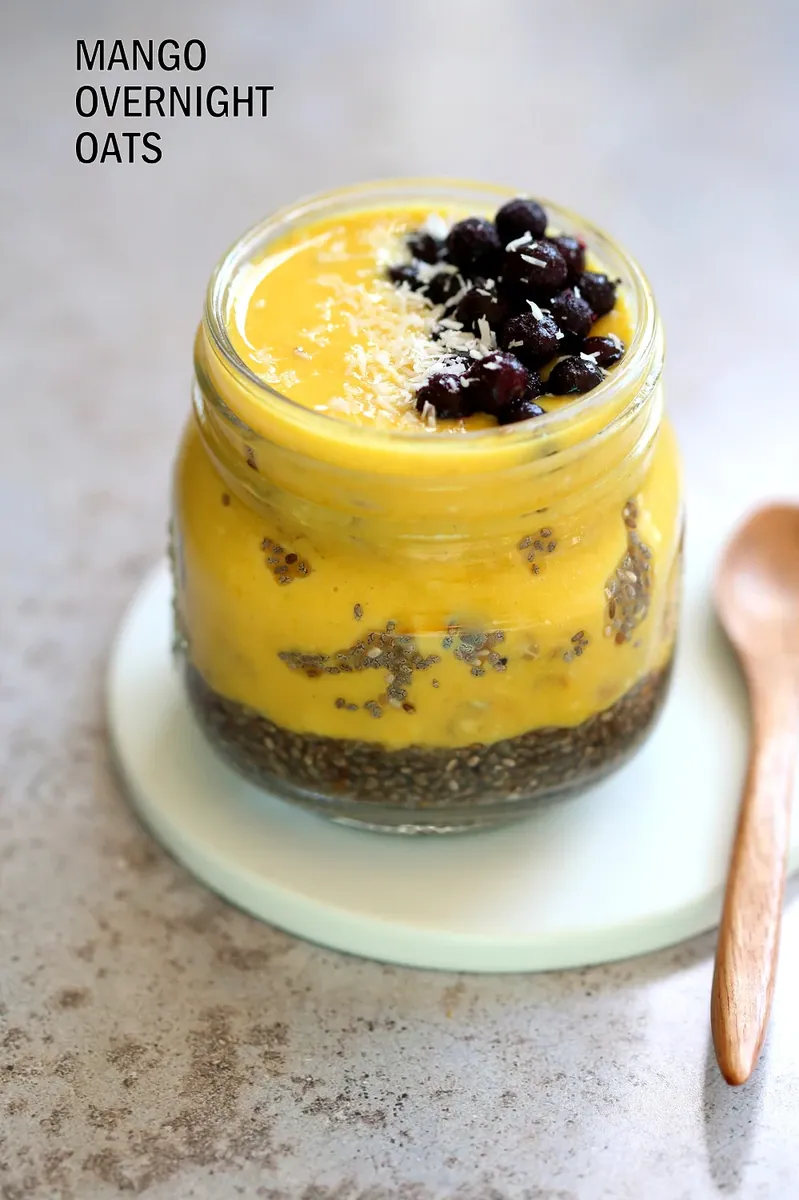 Mango Turmeric Overnight Oats