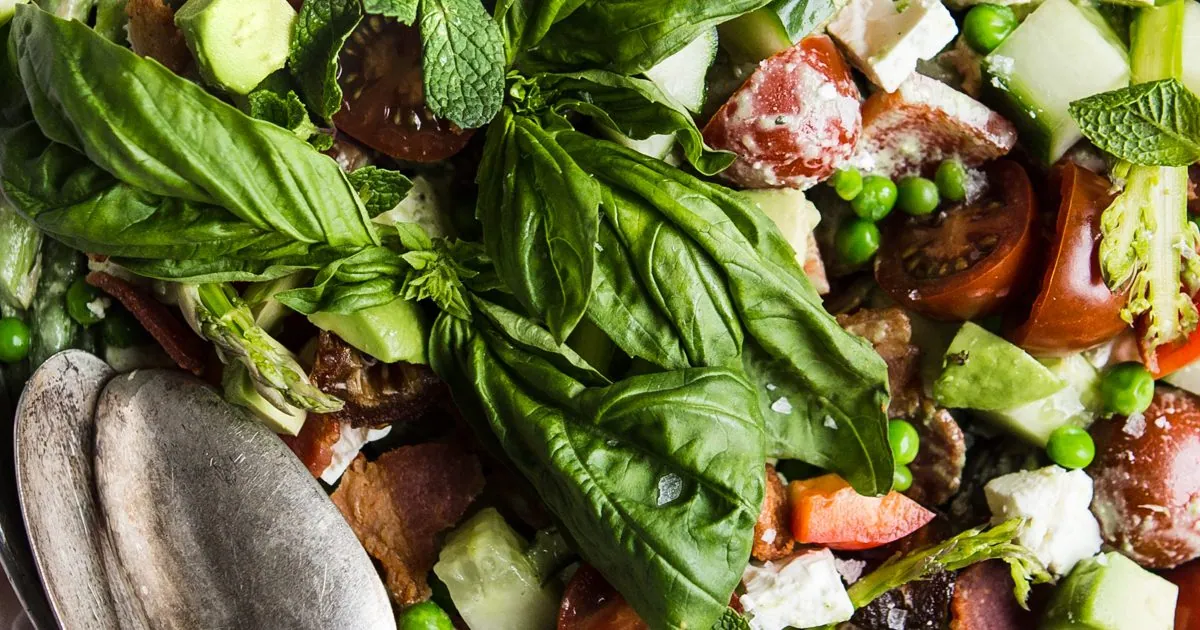 Chopped Salad With Herb Dressing