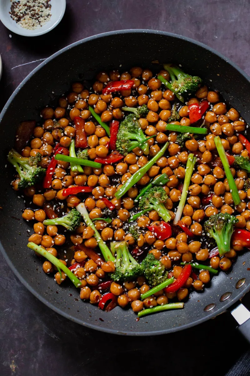 Mongolian Chickpeas