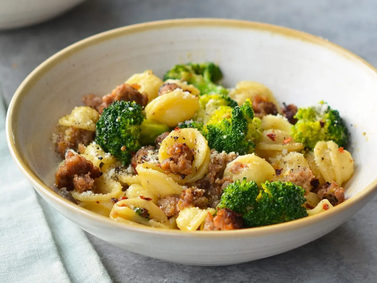 Orecchiette Sausage Broccoli
