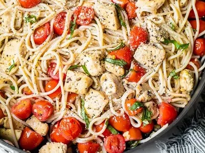 Chicken Tomato Spaghetti