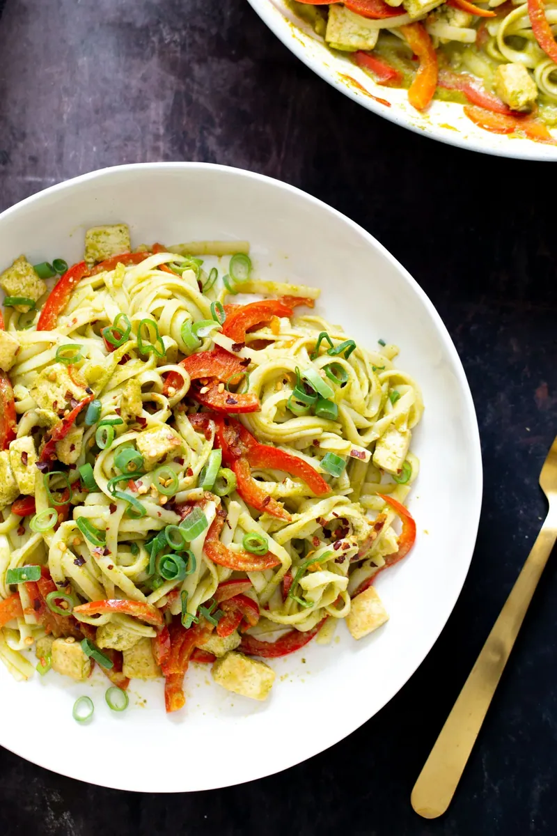 Green Curry Noodle Stir-Fry