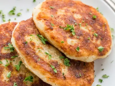 Mashed Potato Meat Pancakes