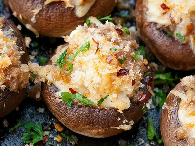 Crab Stuffed Mushrooms