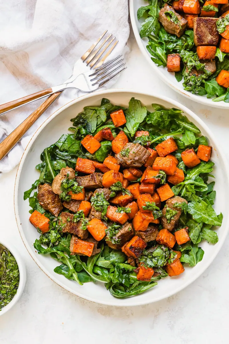 Steak Sweet Potato Salad
