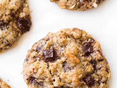 Oatmeal Coconut Almond Cookies