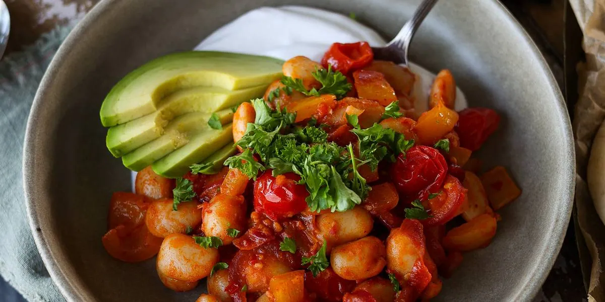 Harissa Butter Beans