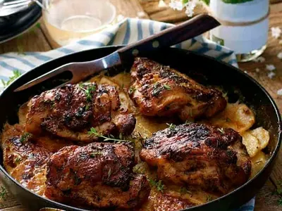 Rotisserie Chicken Potato Bake