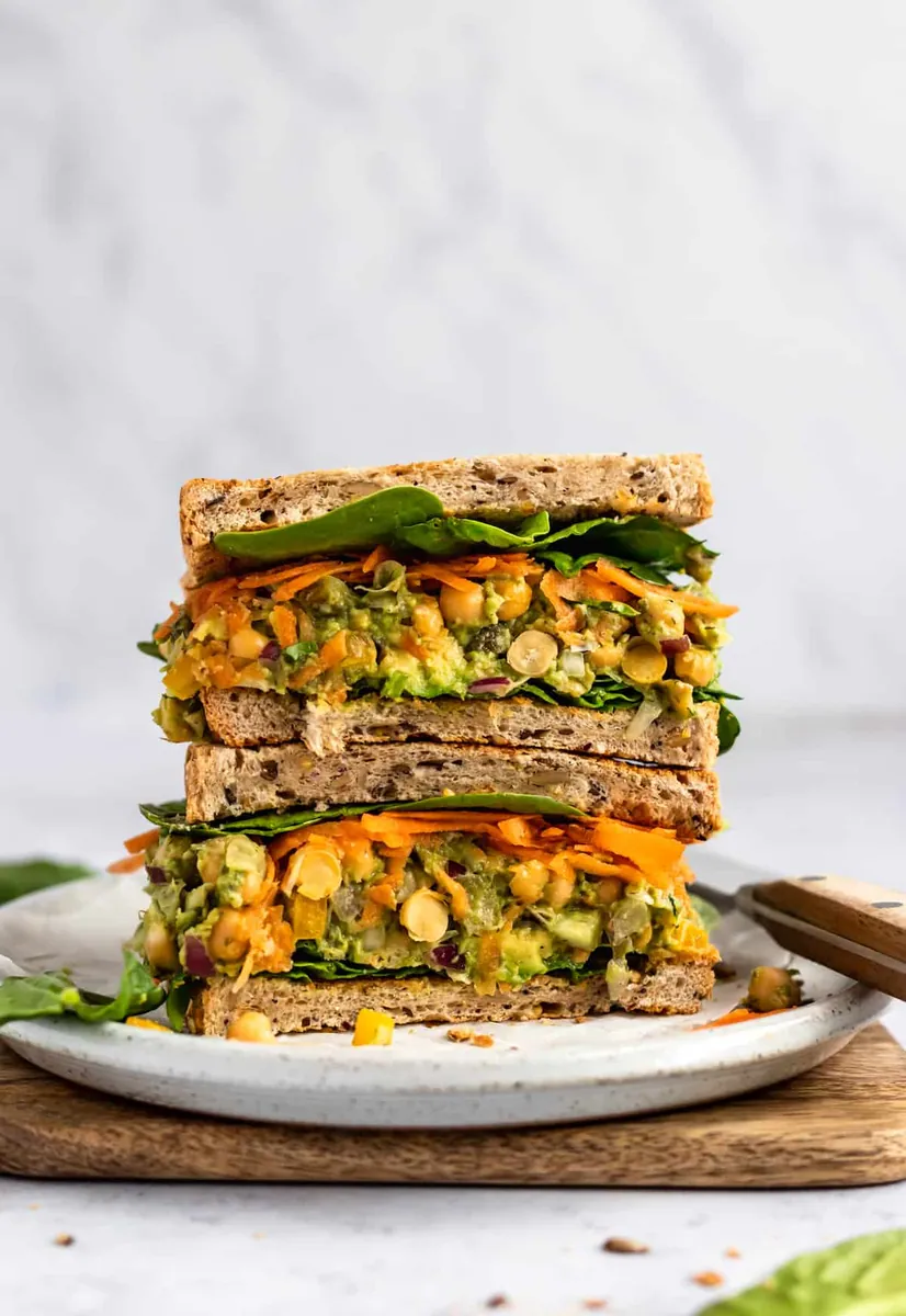Chickpea Avocado Sandwich Filling