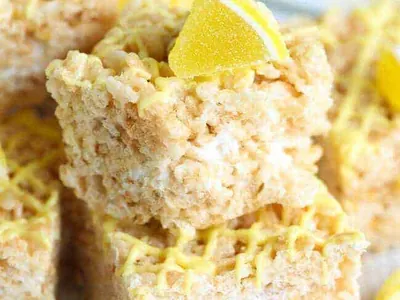 Lemon Cereal Treats