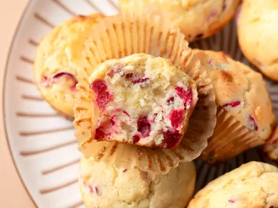 Banana Cranberry Muffins