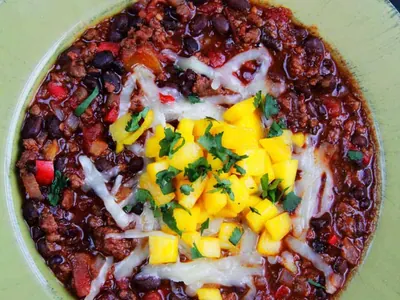 Mango Black Bean Chili